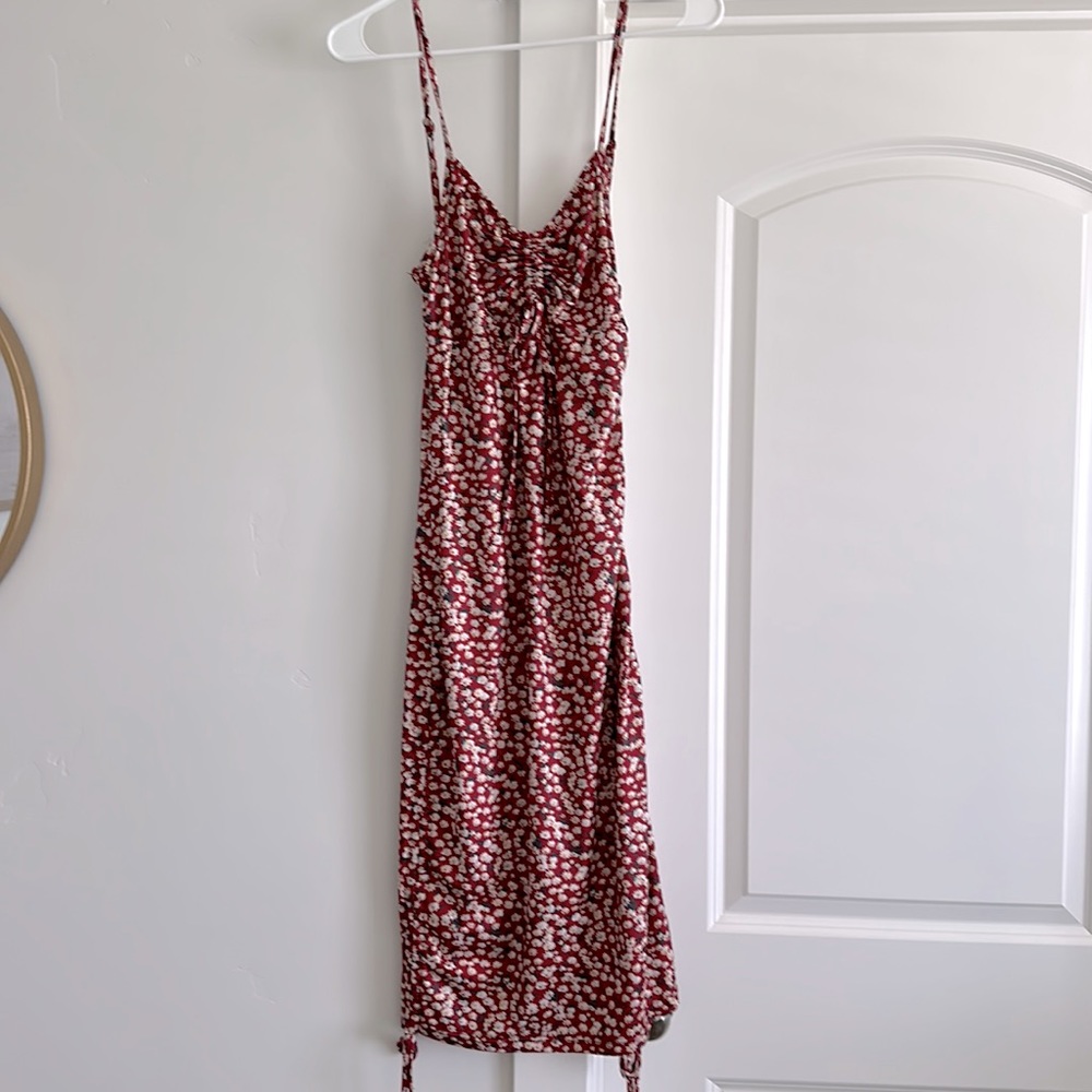 MIDI dress with floral print